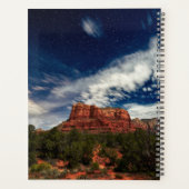 Moon Light über Sedona, Arizona Planer (Rückseite)