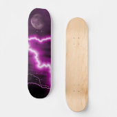 Moon&Lighting Skateboard (Vorderseite)