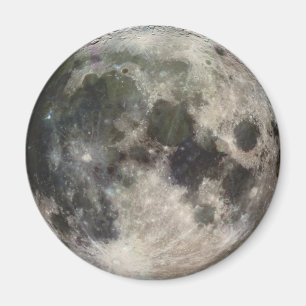 Moon Lunar-Oberflächenfotografie Galileo Magnet