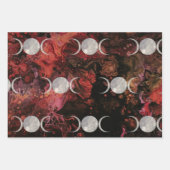 Moon Magic Abstrakt Wrapping Paper Geschenkpapier Set (Vorderseite 3)