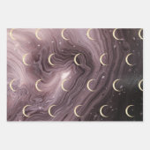 Moon Magic Abstrakt Wrapping Paper Geschenkpapier Set (Vorderseite 2)