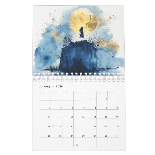 Moon Magic Calendar Kalender (Jan 2026)