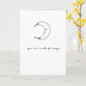 Moon Magic Card Karte (Gelbe Blume)