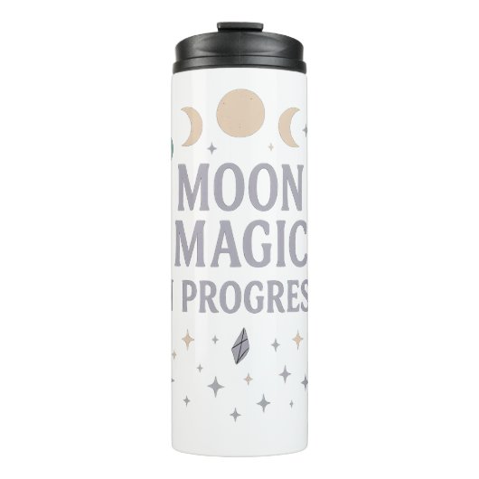 Moon Magic in Progress - Celestial Vibes Thermosbecher (Vorderseite)