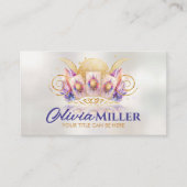 Moon Magic - Oracle Cards, Ball und Crystals Visitenkarte (Vorderseite)