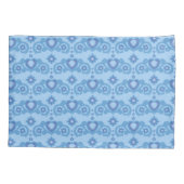 Moon Magic Stars Hearts Celestial Light Blue Kissenbezug (Rückseite)