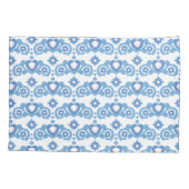 Moon Magic Stars Hearts Celestial White Kissenbezug (Rückseite)