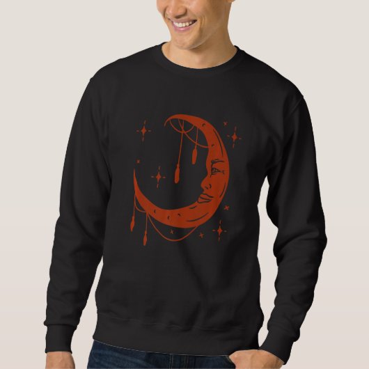 Moon Magical Red Sweatshirt (Vorderseite)