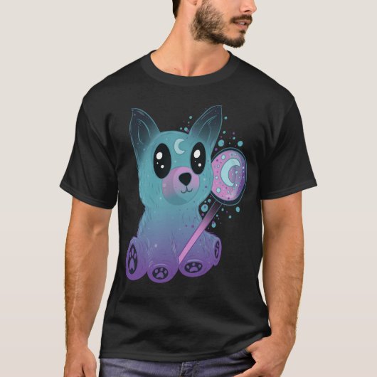 Moon Magical Wolf T-Shirt (Vorderseite)