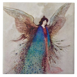 “Moon Maiden” Fairy Art by Warwick Goble Fliese