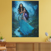 Moon Maiden Leinwanddruck (Insitu (Wohnzimmer))