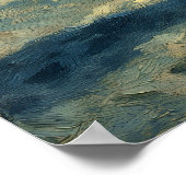 Moon Mailbox - Pastellfarben Kunst, Malerei und Ku Poster (Ecke)