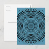 Moon Mandala MoonChild Yoga Postkarte (Vorne/Hinten)
