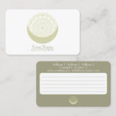 Moon Mandala - Visitenkarte (Vorne/Hinten)