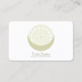Moon Mandala - Visitenkarte (Vorderseite)
