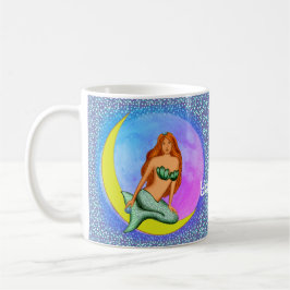 Moon Mermaid Kaffeetasse