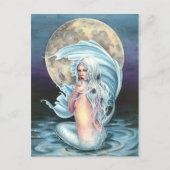 Moon Mermaid Postkarte (Vorderseite)