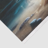 Moon Mermaid Tissue Paper Seidenpapier (Ausschnitt)