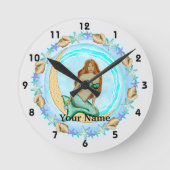 Moon Mermaid Uhr (Vorderseite)