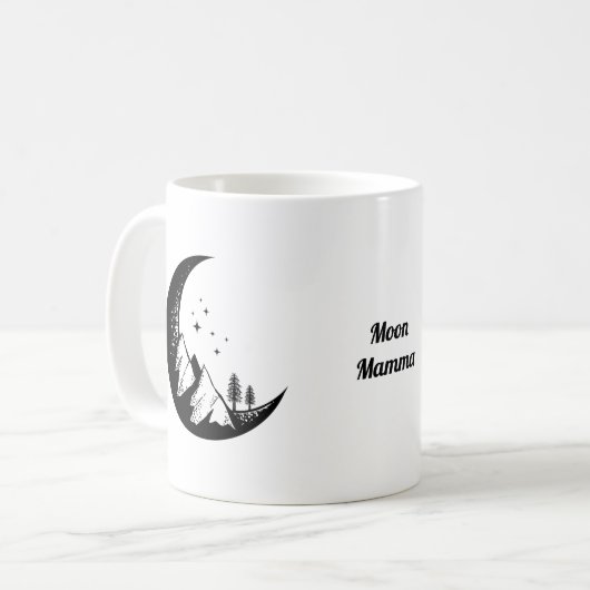 Moon Momma Kaffeetasse (Vorderseite Links)