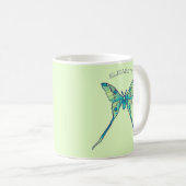 Moon Moth Magie - Schmetterling Lover Art Kaffeetasse (VorderseiteRechts)