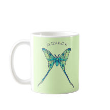 Moon Moth Magie - Schmetterling Lover Art