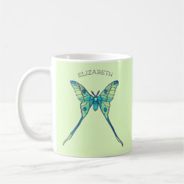 Moon Moth Magie - Schmetterling Lover Art Kaffeetasse