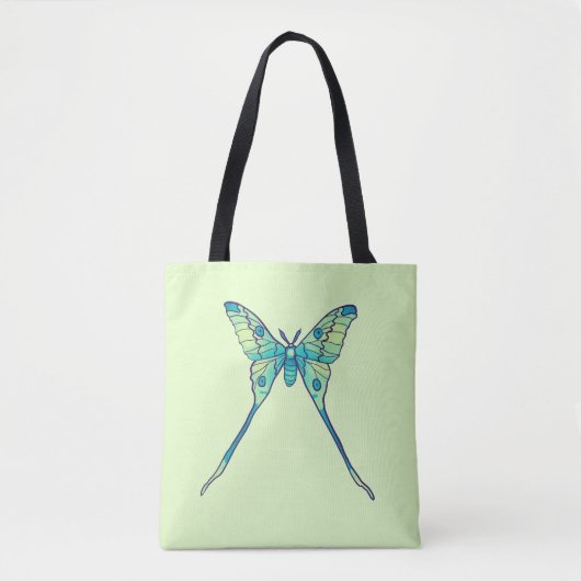 Moon Moth Magie - Schmetterling Lover Art Tasche (Vorderseite)
