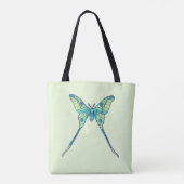 Moon Moth Magie - Schmetterling Lover Art Tasche (Rückseite)