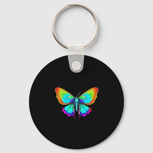 Moon Moth Whimsigoth Schlüsselanhänger (Vorderseite)