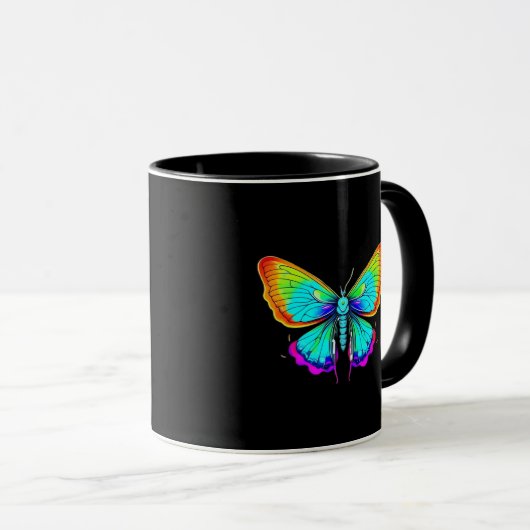Moon Moth Whimsigoth Tasse (VorderseiteRechts)