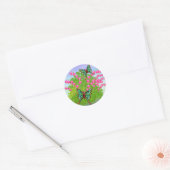 Moon Moths on Bleeding Hecht Blume Sticker (Umschlag)