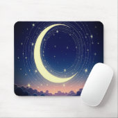 Moon Mouse Pad - Zauberhafte Schreibtischausstattu Mousepad (Mit Mouse)