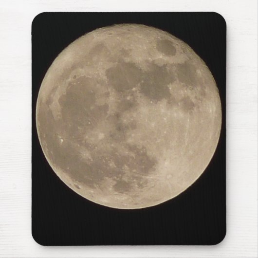 Moon Mousepad Astrologie Vollmond Computergeschenk (Vorne)