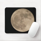 Moon Mousepad Astrologie Vollmond Computergeschenk (Mit Mouse)