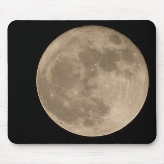 Moon Mousepad Astrologie Vollmond Computergeschenk (Vorne)