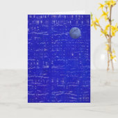 Moon Music Greeting Card Karte (Gelbe Blume)