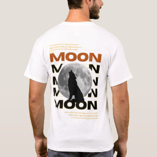 Moon - Mystical Night Sky Graphic T - Shirt