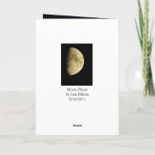 Moon Nah Up Foto, einsam ohne Sie Karte (Rückseite)