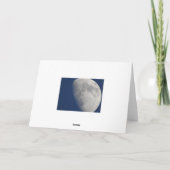Moon Nah up Fotografy Blank Karte (Rückseite)