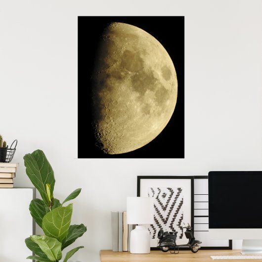 Moon Nah Up Fotoster Poster (Heimbüro)
