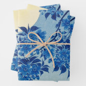Moon Night Abend Tree Blue Moonlit Geschenkpapier Set (Beispiel)