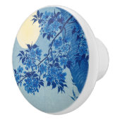 Moon Night Abend Tree Blue Moonlit Keramikknauf (Rechts)