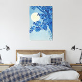 Moon Night Abend Tree Blue Moonlit Leinwanddruck (Insitu (Schlafzimmer))