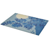 Moon Night Abend Tree Blue Moonlit Schneidebrett (Ecke)