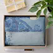 Moon Night Abend Tree Blue Moonlit Seidenpapier (Geschenk)