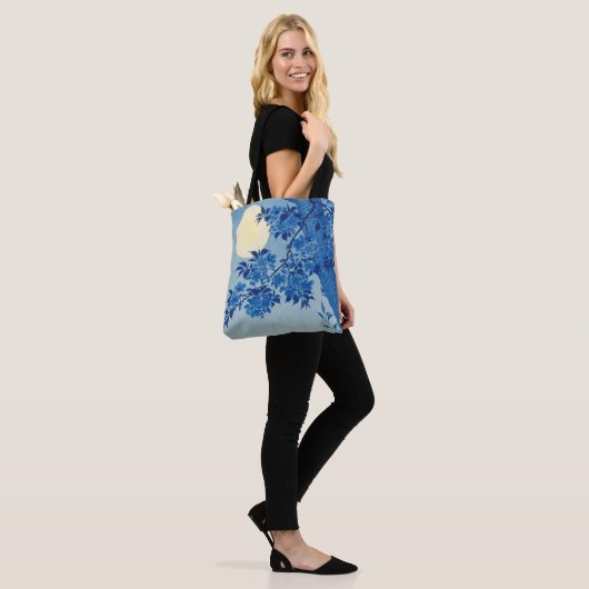 Moon Night Abend Tree Blue Moonlit Tasche (Am Model)