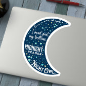 Moon Night Reader Aufkleber