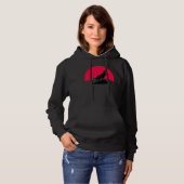 Moon Night Theme Wolf Summer Wolves Grafik Hoodie (Vorne ganz)
