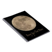 Moon Notebook Custom Full Moon Journal Buchgeschen Notizblock (Rechte Seite)